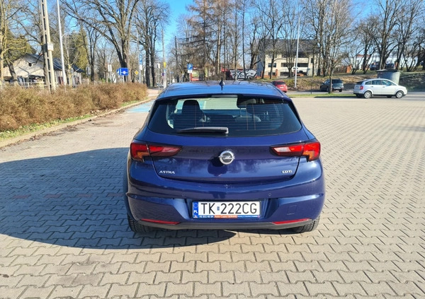 Opel Astra cena 34900 przebieg: 123000, rok produkcji 2017 z Kielce małe 92